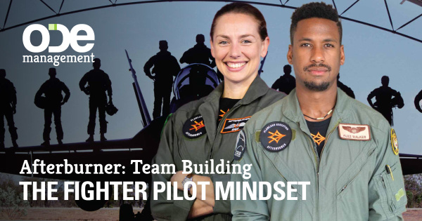Transform your team with an Afterburner keynote and the Fighter Pilot Mindset